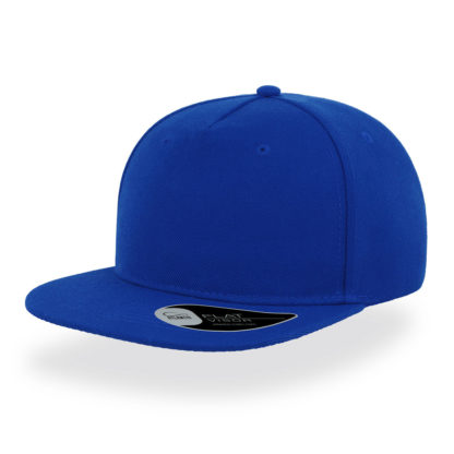 Cappello Atlantis Snap five visiera piatta personalizzato stampato ricamato alterego hip pop blu royal
