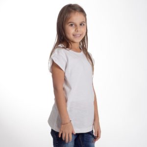 t-shirt cotone fiammato fashon personaizzata stampata alterego bambina