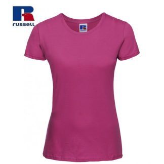 t-shirt maglietta russell femminile donna manica corta personalizzata alterego maglietta fuchsia fuxia