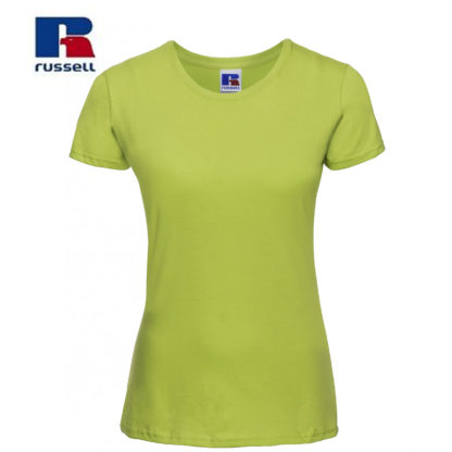 t-shirt maglietta russell femminile donna manica corta personalizzata alterego maglietta lime