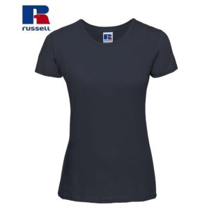 t-shirt maglietta russell femminile donna manica corta personalizzata alterego maglietta blu navy