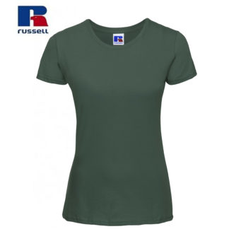 t-shirt maglietta russell femminile donna manica corta personalizzata alterego maglietta verde bottiglia