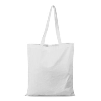 shopper bag in cotone personalizzata stampata alterego economica bianca