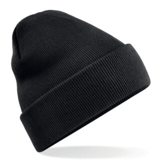 cappello in lana personalizzato con ricamo nero