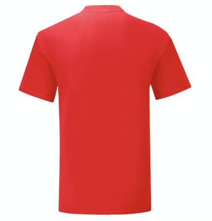 t-shirt maglietta fruit of the loom iconic personalizzata ingrosso rivenditori fornitori alterego custom shop Rossa
