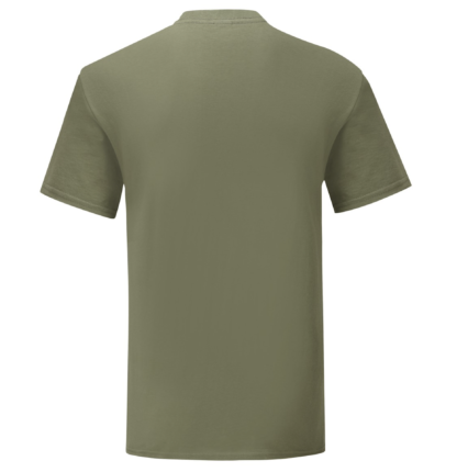 t-shirt maglietta fruit of the loom iconic personalizzata ingrosso rivenditori fornitori alterego custom shop Verde Militare