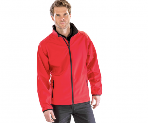 giacca softshell rossa personalizzabile