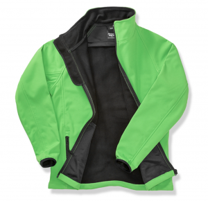 giacca softshell verde personalizzabile