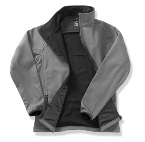 giacca softshell grigio personalizzabile