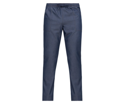 pantalonepromozioni nuova collezione divisa lavoro personalizzabile con ricamo tessuto jeans antimacchia no stiro confort blu bianco nero grigio fiori fantasia