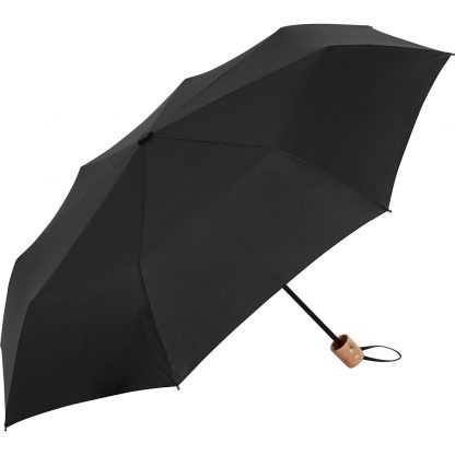ombrello nero ecosostenibile