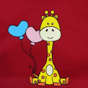 Grembiule da Maestra Rosso Giraffa