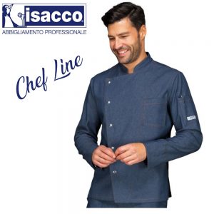 Giacca cuoco chef line isacco abbigliamento professionale da lavoro